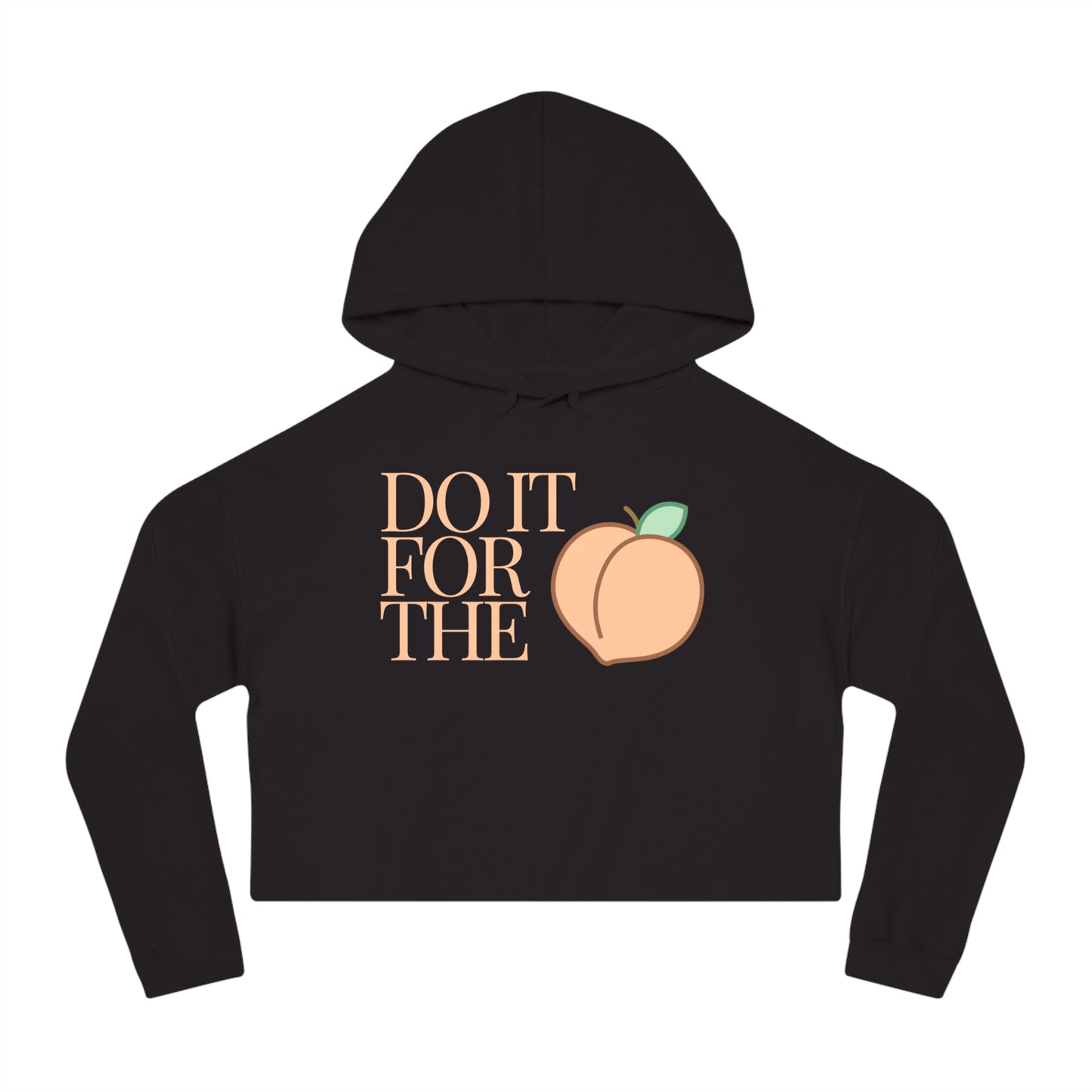 Do it for the 'Peaches" Cropped Hoodie