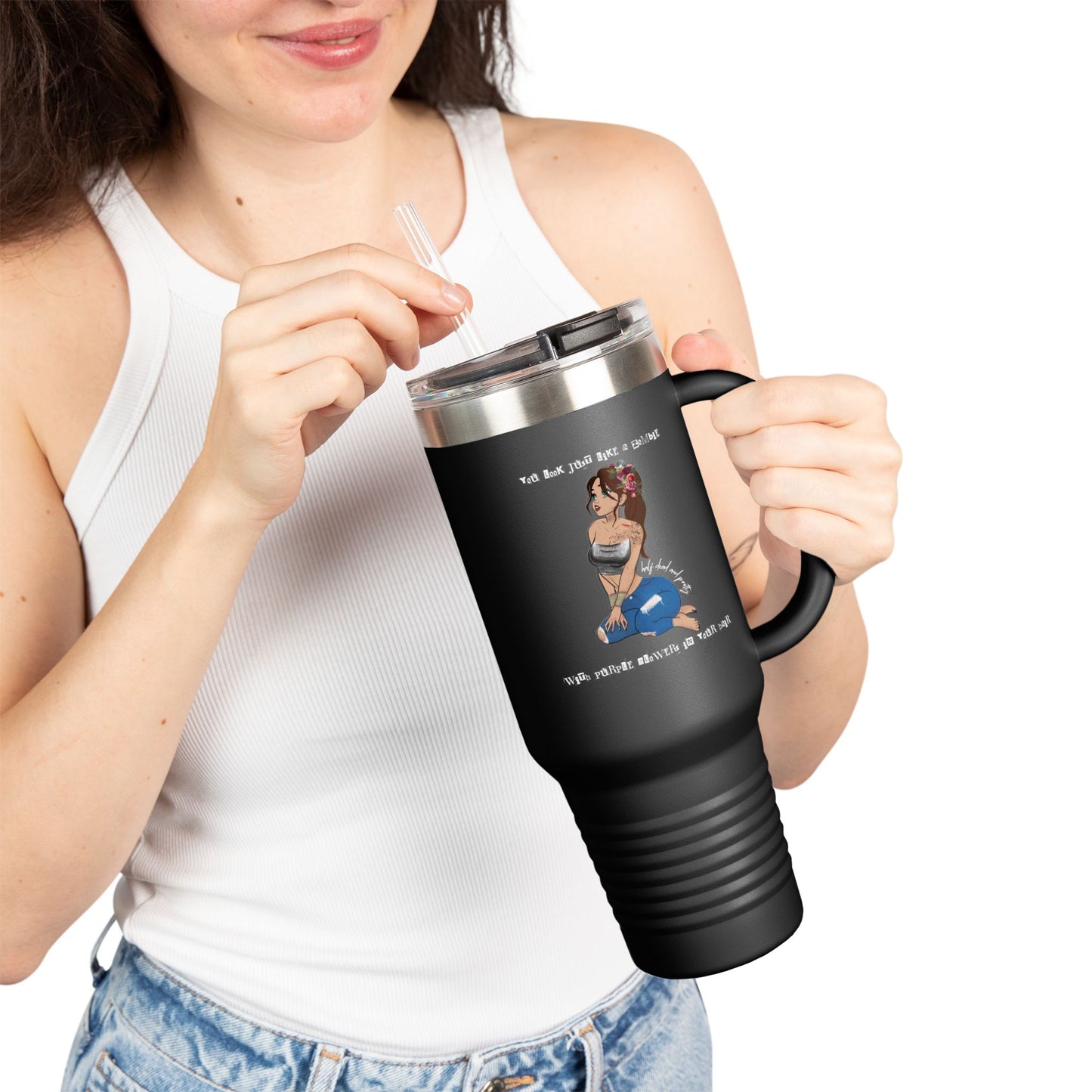 Chloroform Girl 4o oz Tumbler