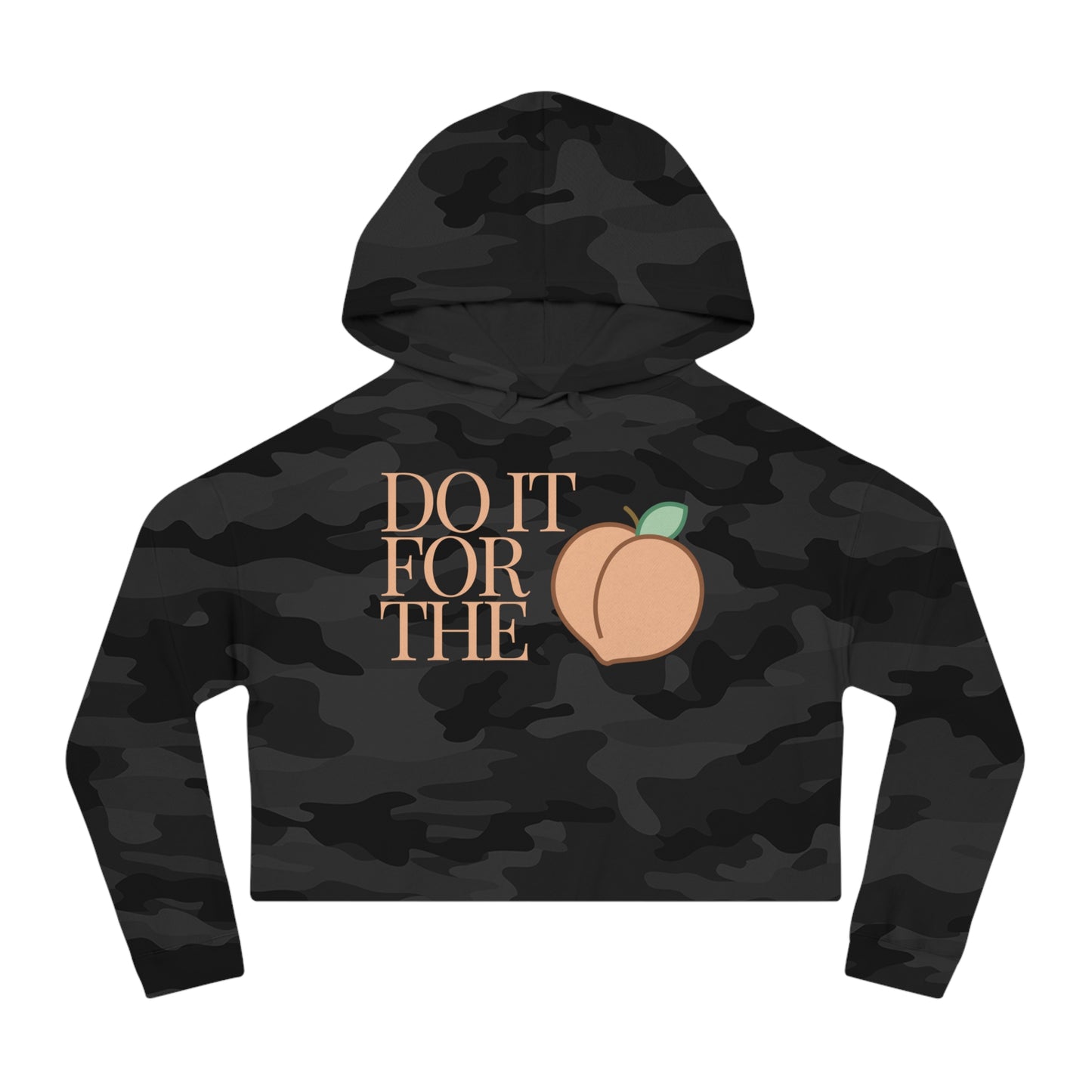 Do it for the 'Peaches" Cropped Hoodie