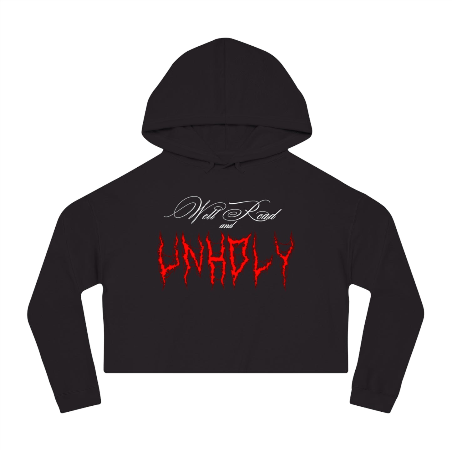 Unholy Cropped Hoodie