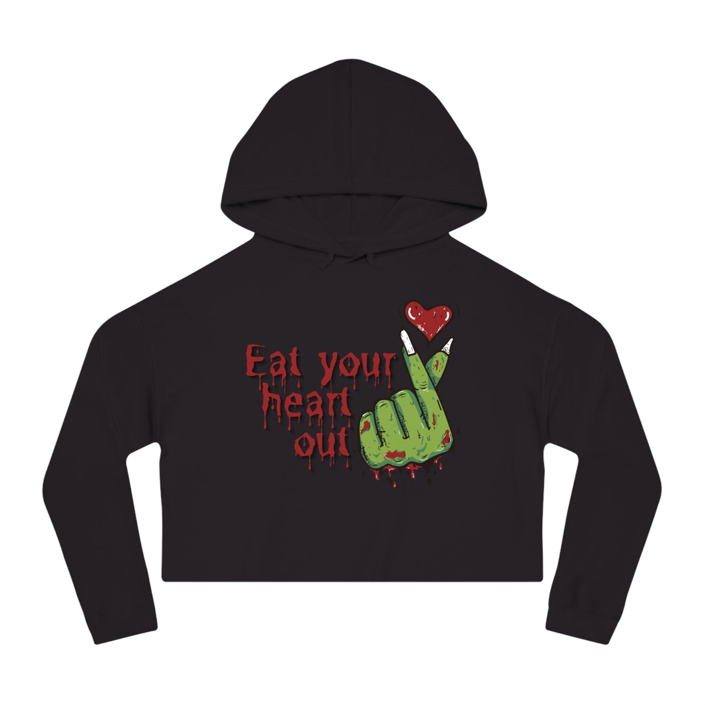 Zombie Lover Cropped Hoodie