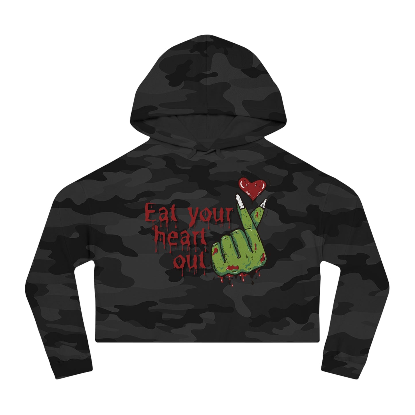 Zombie Lover Cropped Hoodie