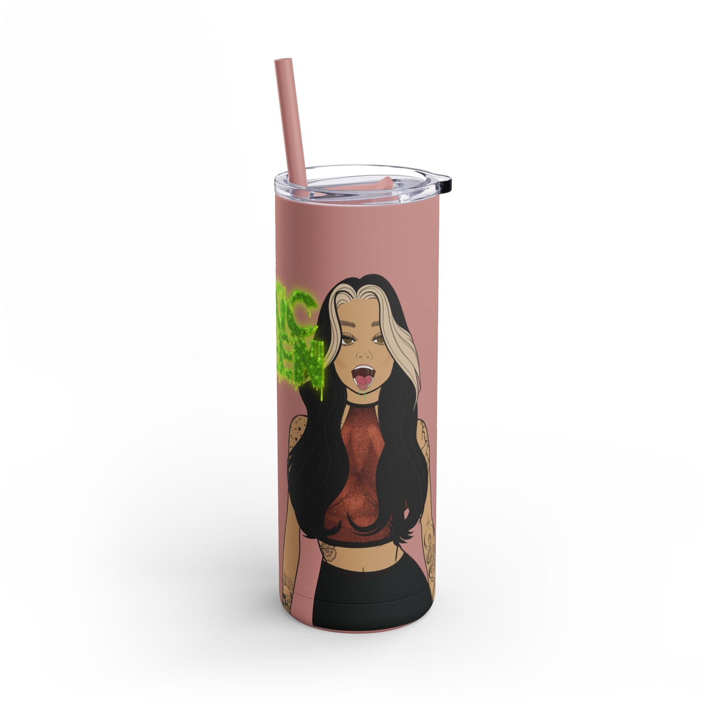 Toxic Queen Skinny Matte Tumbler 20oz