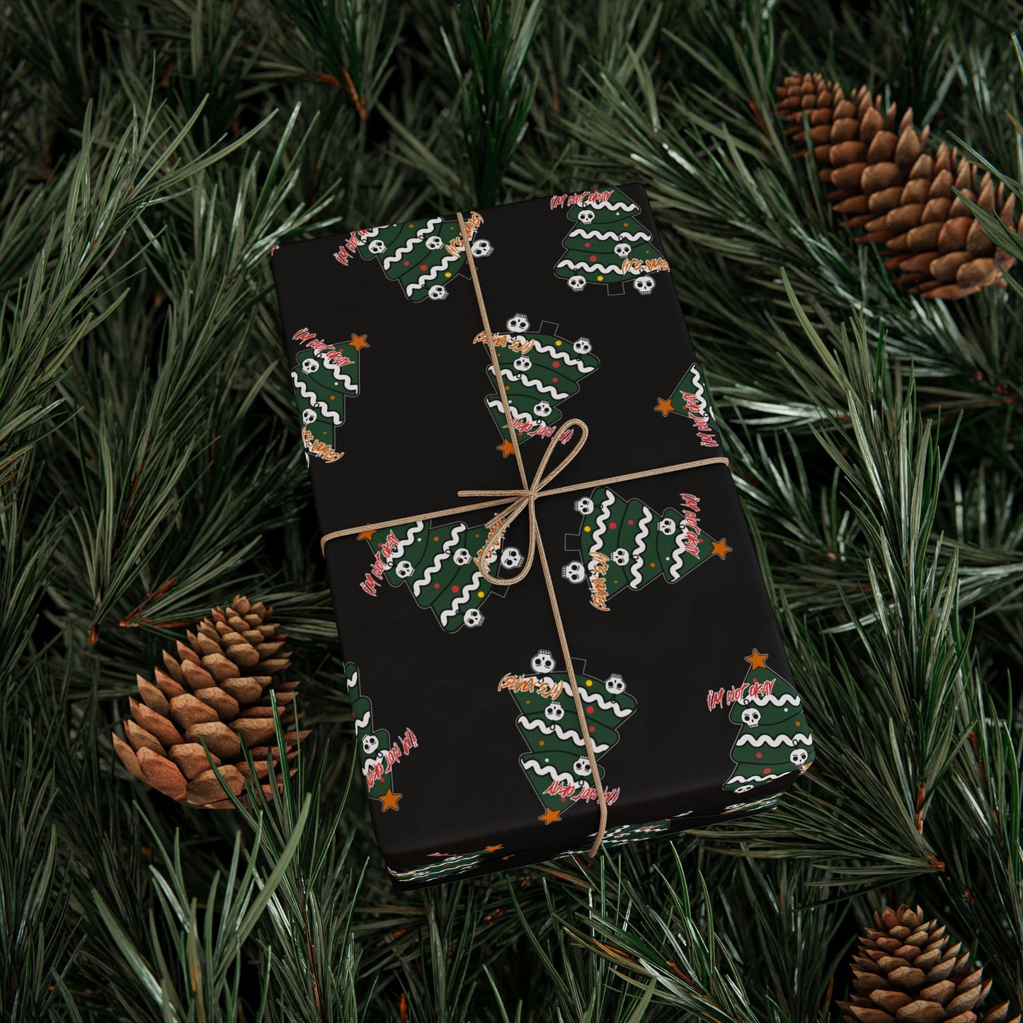 I'm Not Okay (it's xmas) Wrapping Papers
