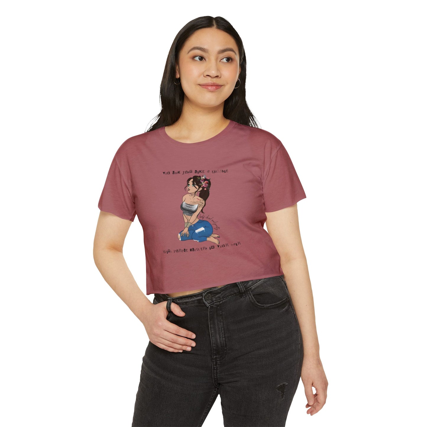 Chloroform Girl Crop Top