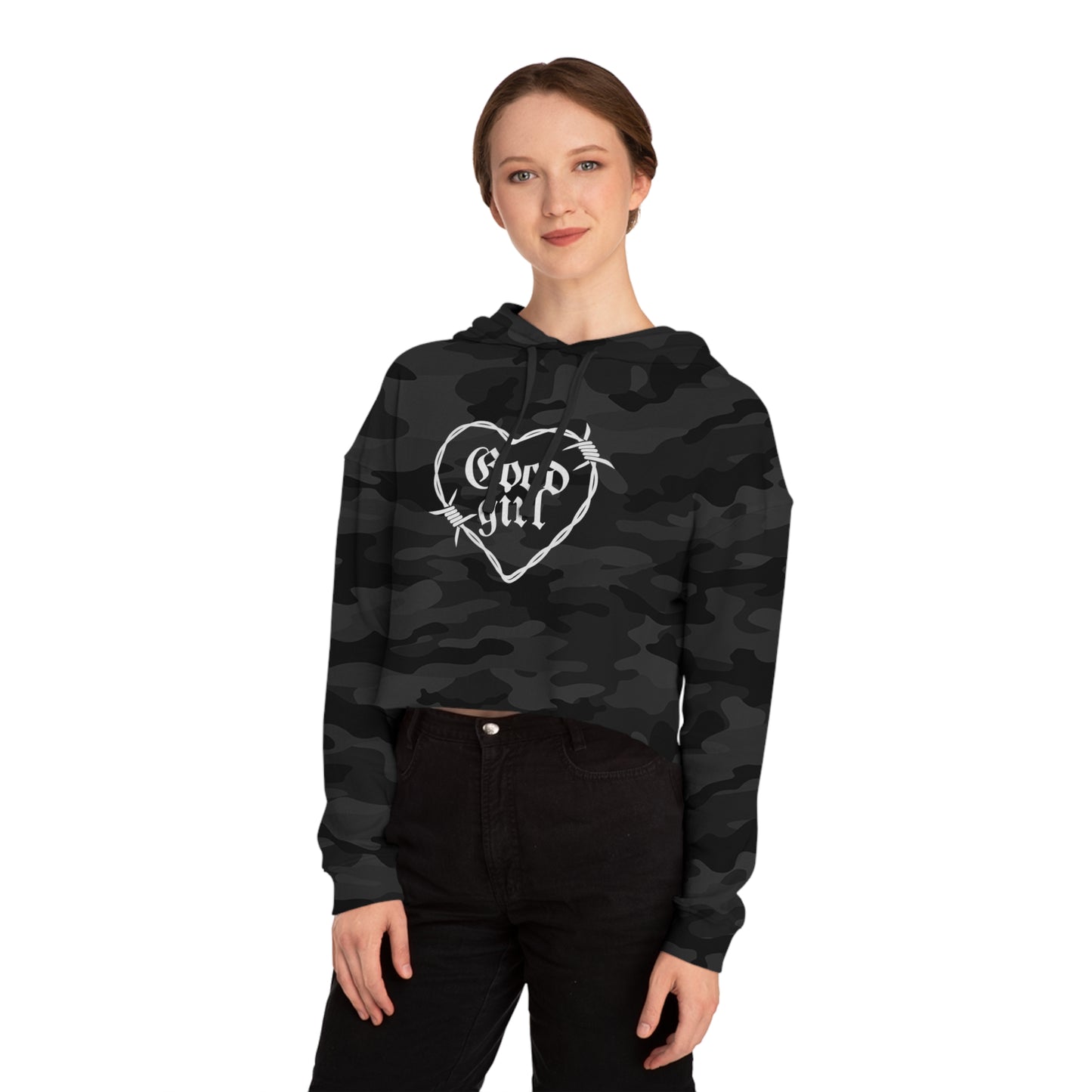 Good Girl Cropped Hoodie