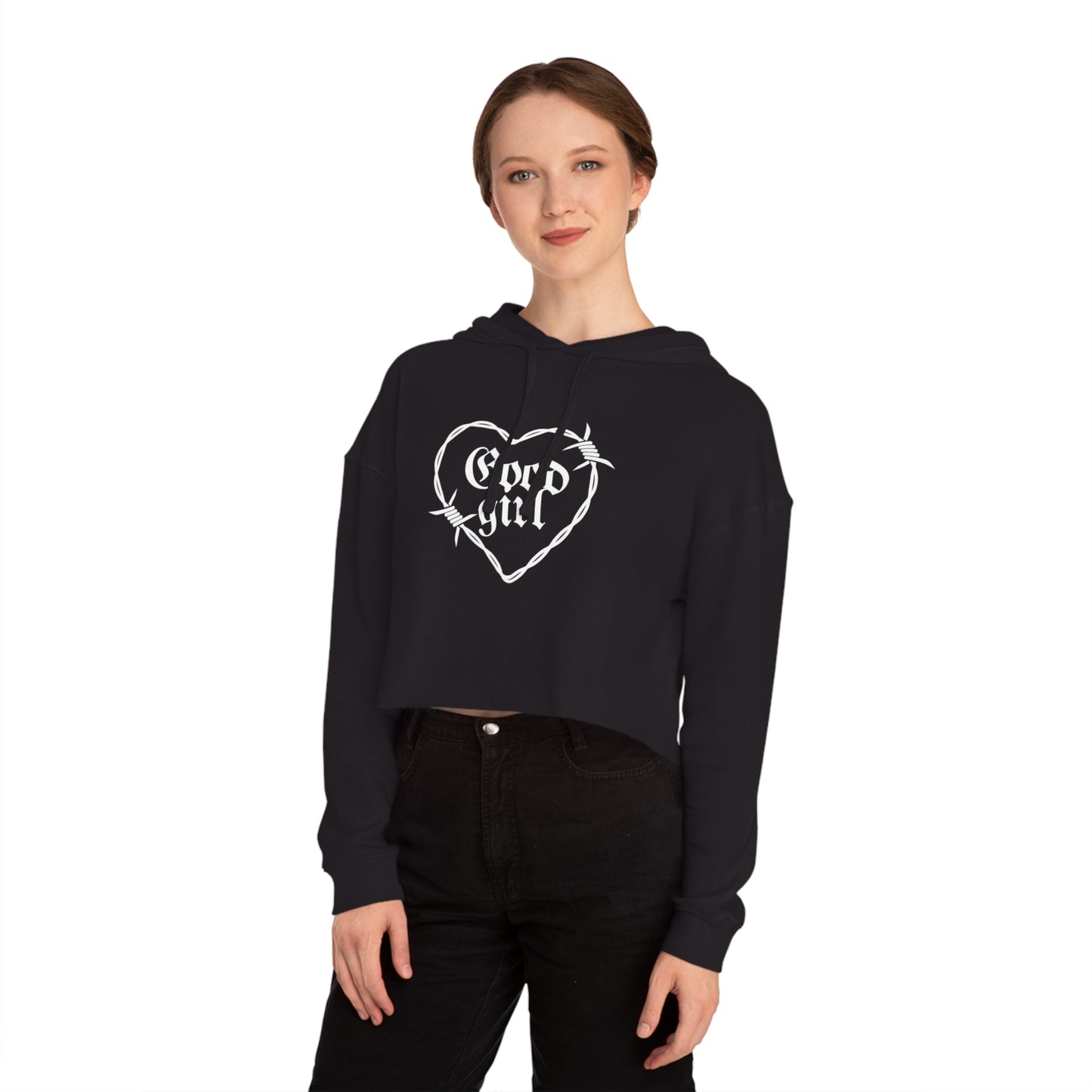 Good Girl Cropped Hoodie