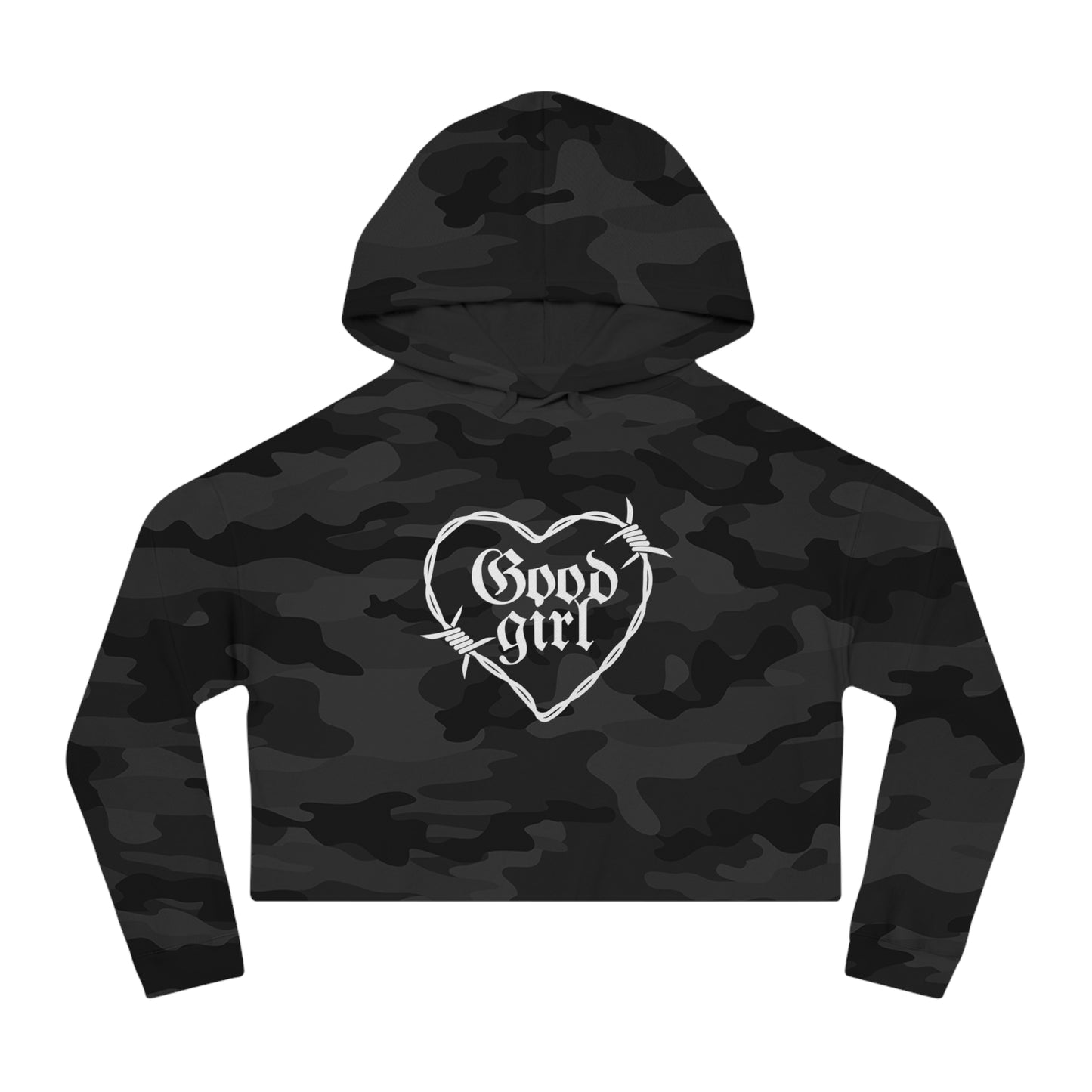 Good Girl Cropped Hoodie