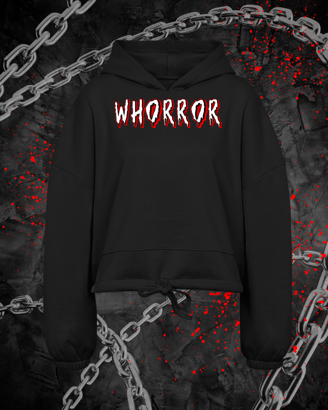 Whorror Drawstring Hoodie