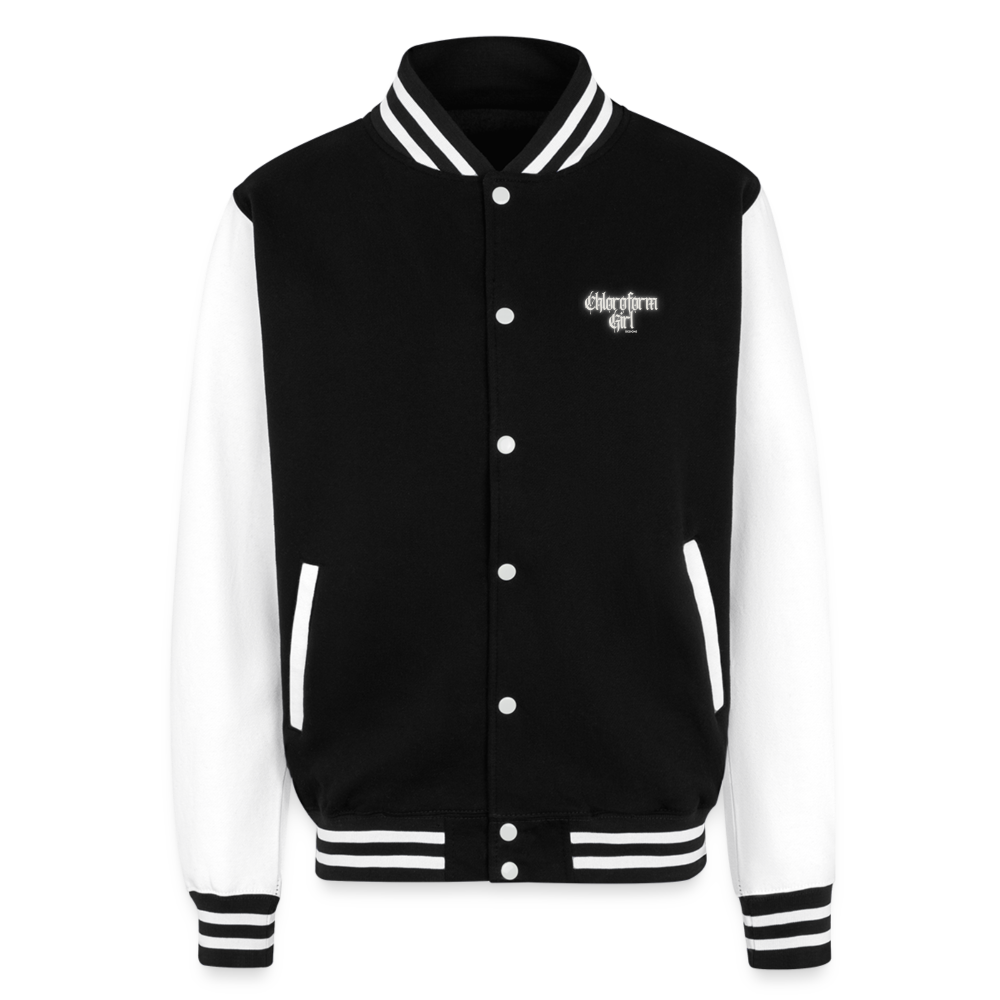 BLEGH Letterman Jacket - black/white