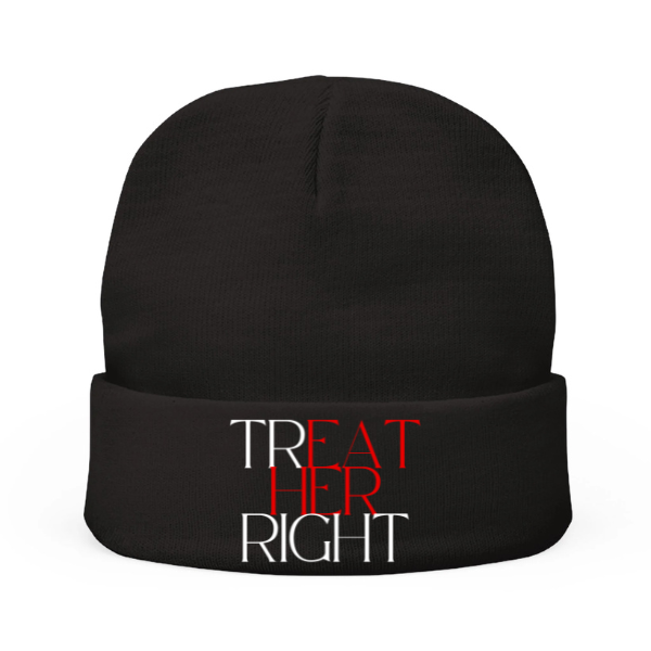 TrEAT Her Knit Beanie (Embroidery)