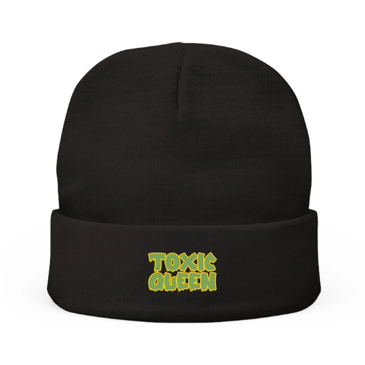 Toxic Queen Knit Beanie (Embroidery)