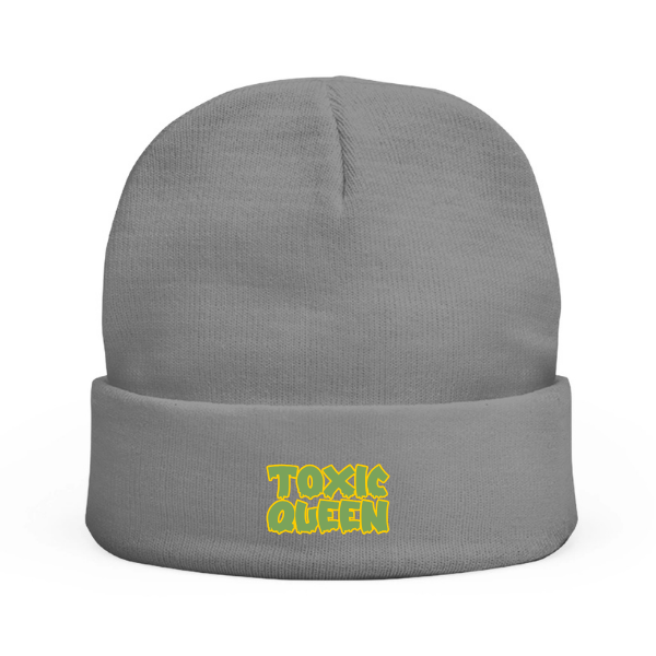 Toxic Queen Knit Beanie (Embroidery)