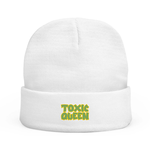 Toxic Queen Knit Beanie (Embroidery)