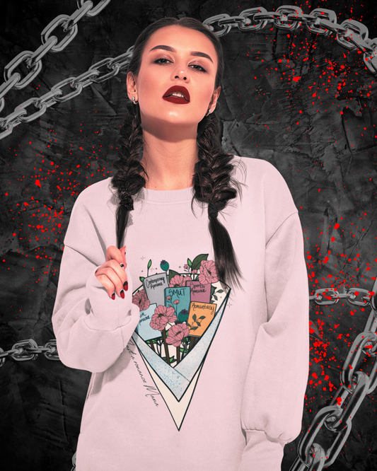 Book Bouquet Crewneck