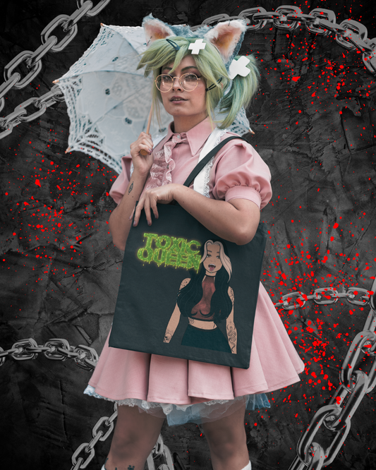 Toxic Queen Canvas Tote