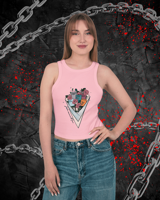 Book Bouquet Racer Tank