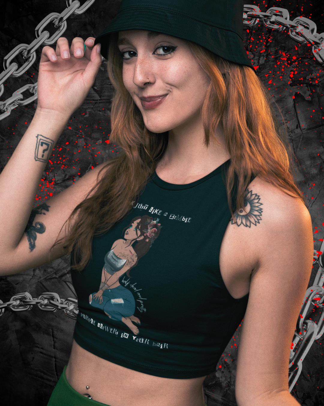Chloroform Girl Racer Tank