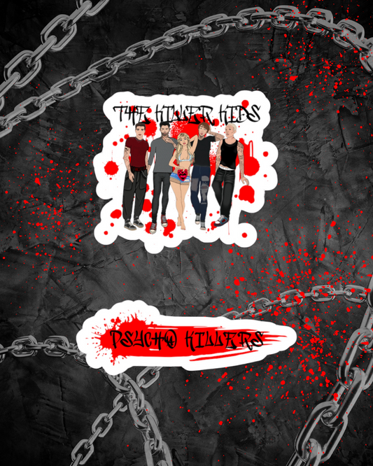 Killer Kids Kiss-Cut Vinyl Stickers