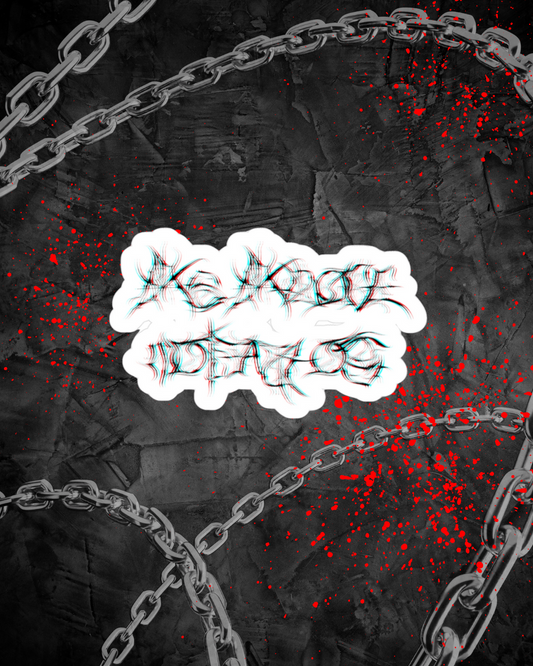 Glitched As Above, So Below Sticker