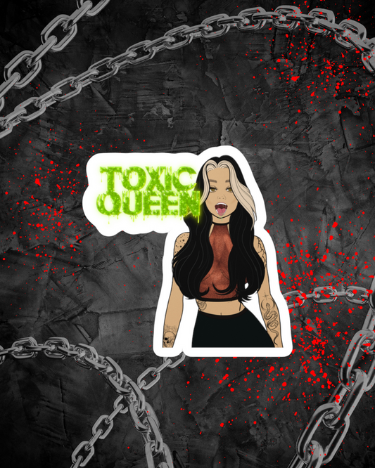 Toxic Queen Vinyl Sticker