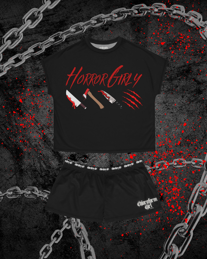 Horror Girly Short Pajama Set