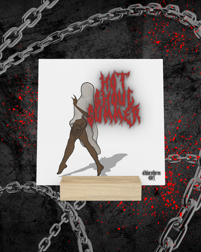 Hot Ghoul Summer Gallery Board with Stand