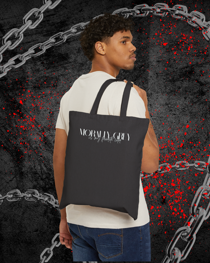 Morally Grey  Canvas Tote