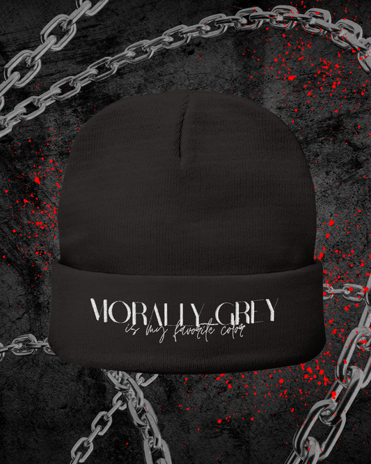 Morally Grey Beanie (Embroidery)