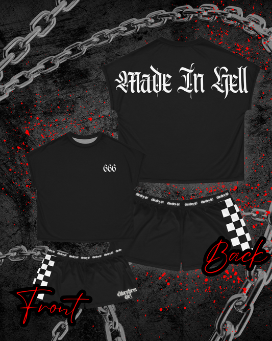 Made In Hell Short Pajama Set