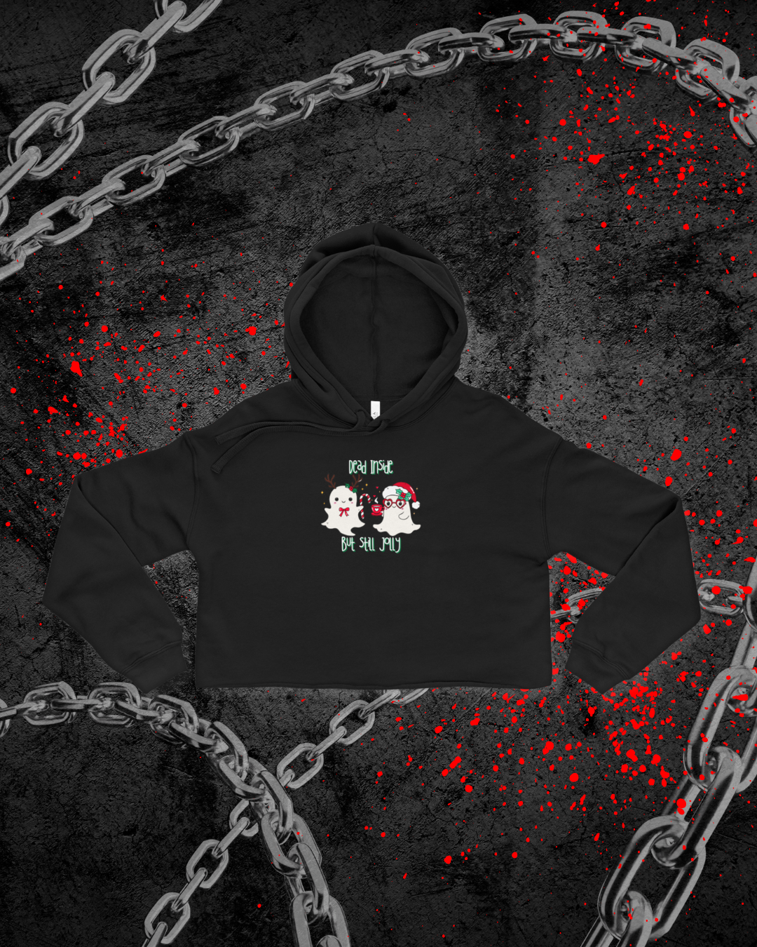 Dead & Jolly Cropped Hoodie
