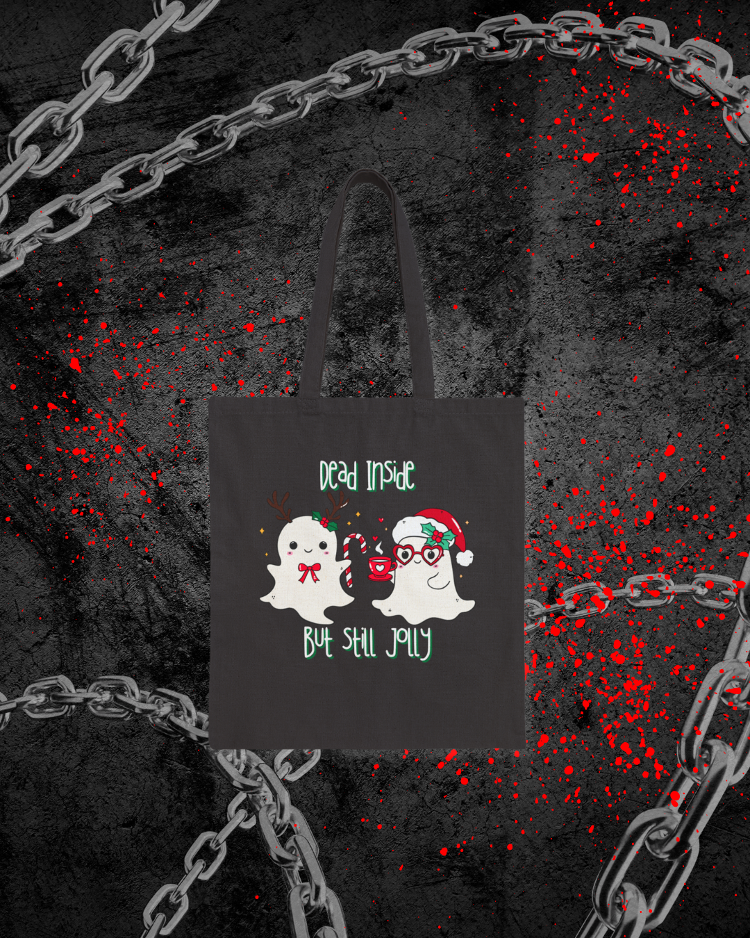 Dead & Jolly Canvas Tote Bag