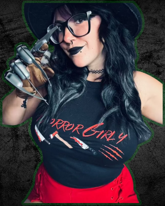 Horror Girly Racer Tank