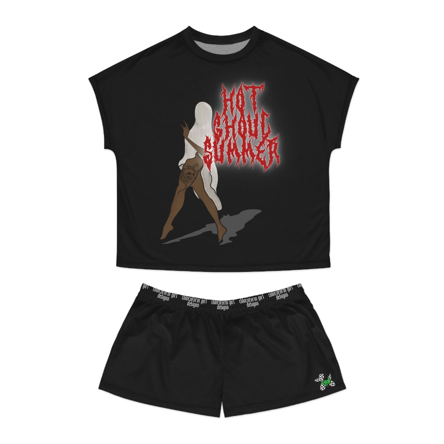Hot Ghoul Summer Short Pajama Set