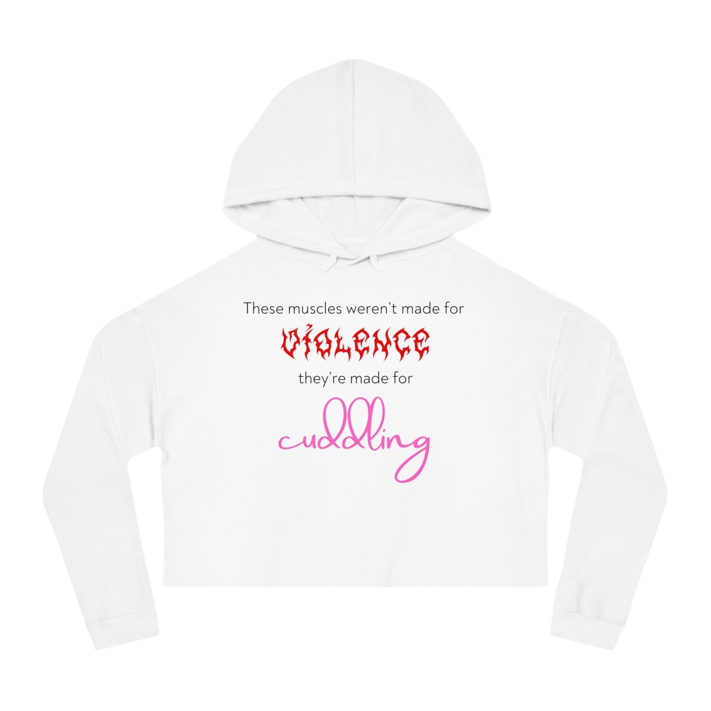 Violent Cuddles Cropped Hoodie