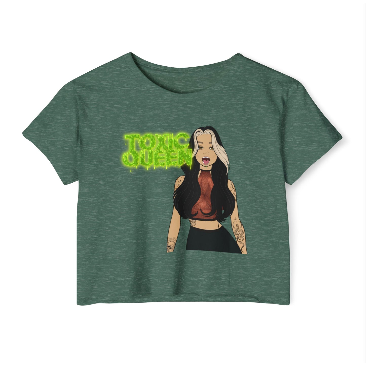 Toxic Queen Crop Top