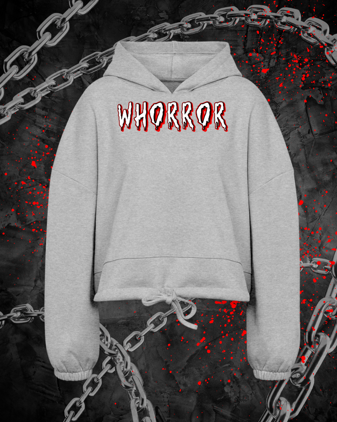 Whorror Drawstring Hoodie