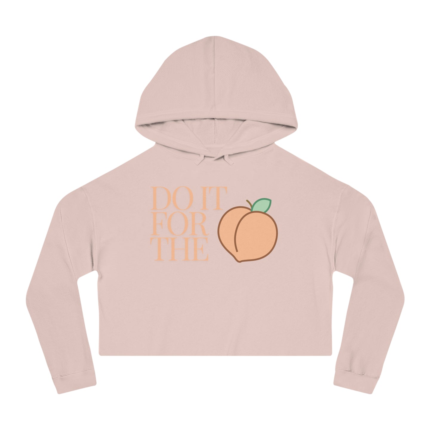 Do it for the 'Peaches" Cropped Hoodie