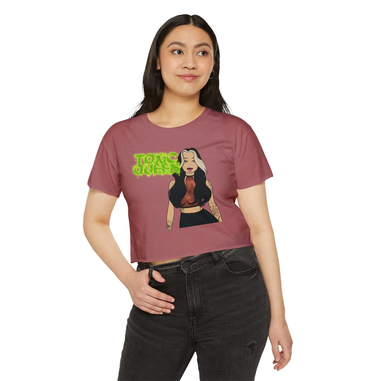 Toxic Queen Crop Top