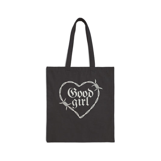 Good Girl Cotton Canvas Tote