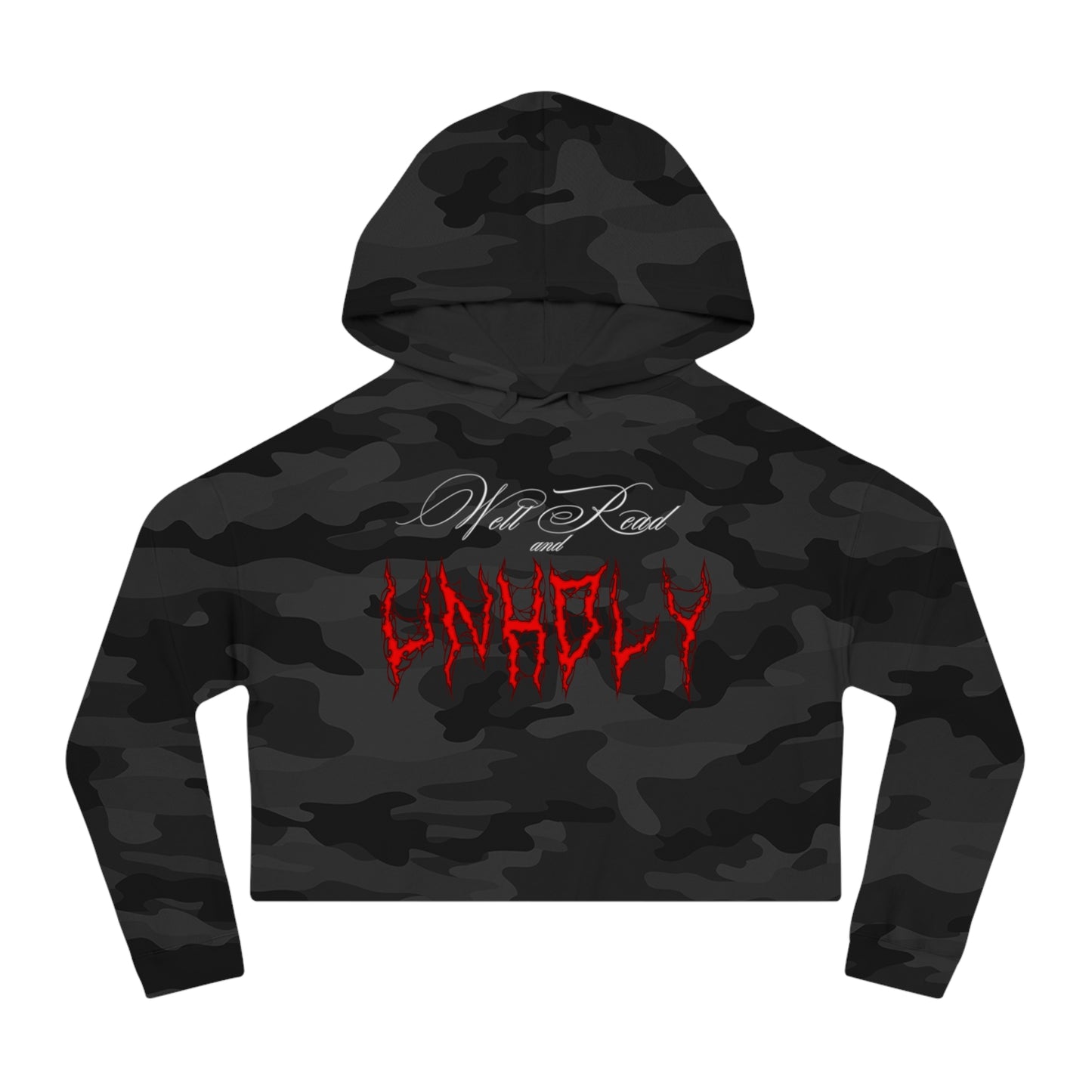 Unholy Cropped Hoodie