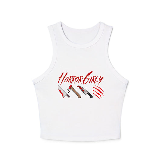 Horror Girly Racer Tank