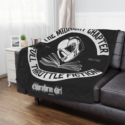 Midnight Chapter Minky Blanket