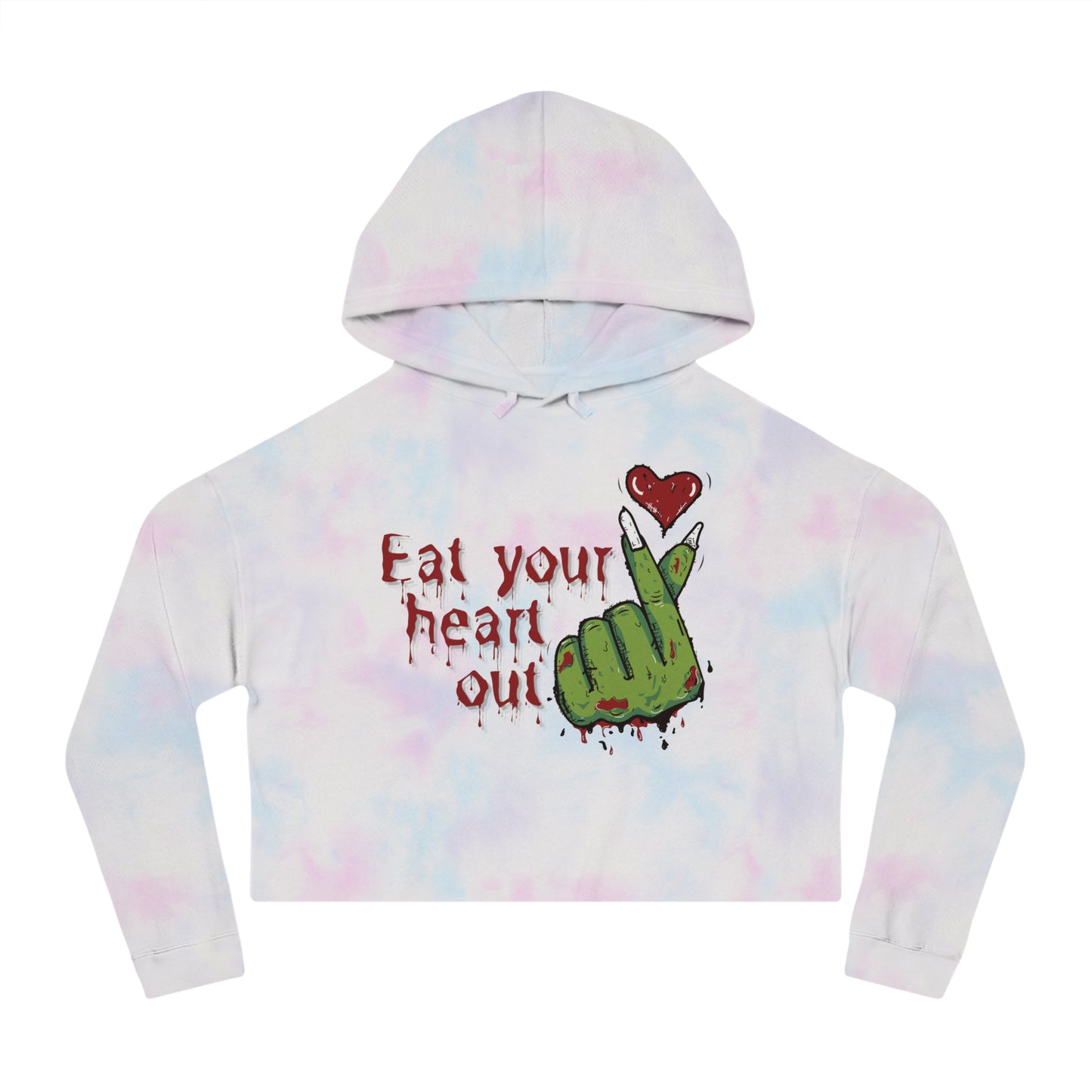 Zombie Lover Cropped Hoodie