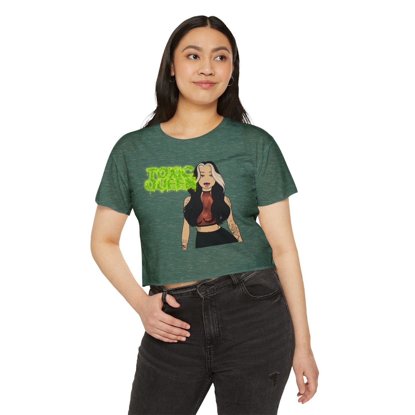 Toxic Queen Crop Top