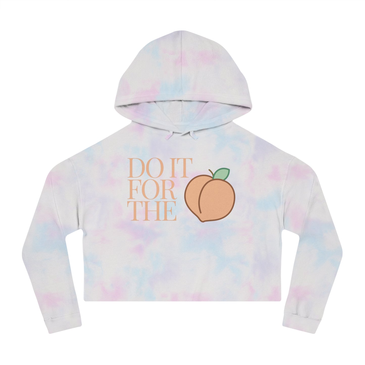 Do it for the 'Peaches" Cropped Hoodie