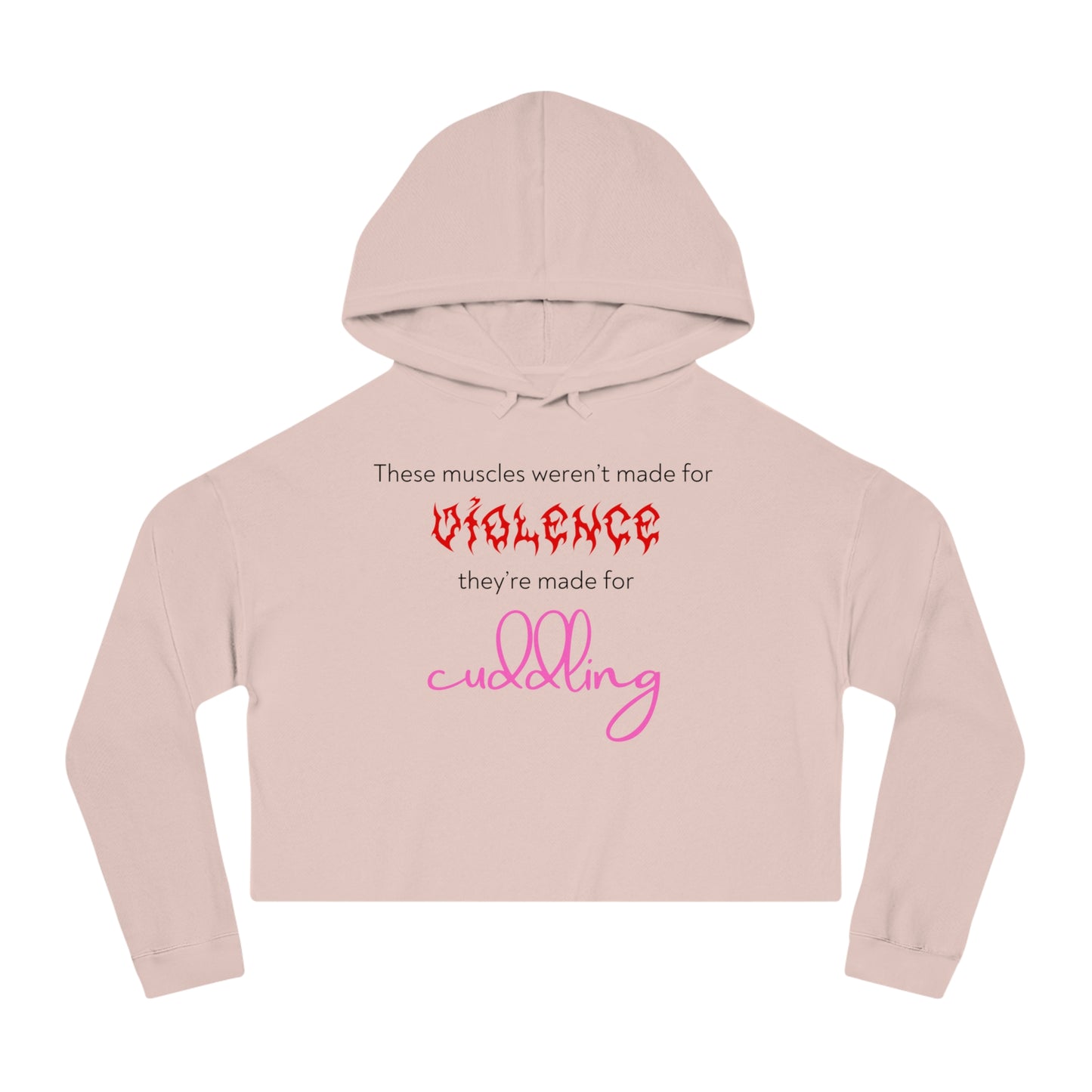 Violent Cuddles Cropped Hoodie