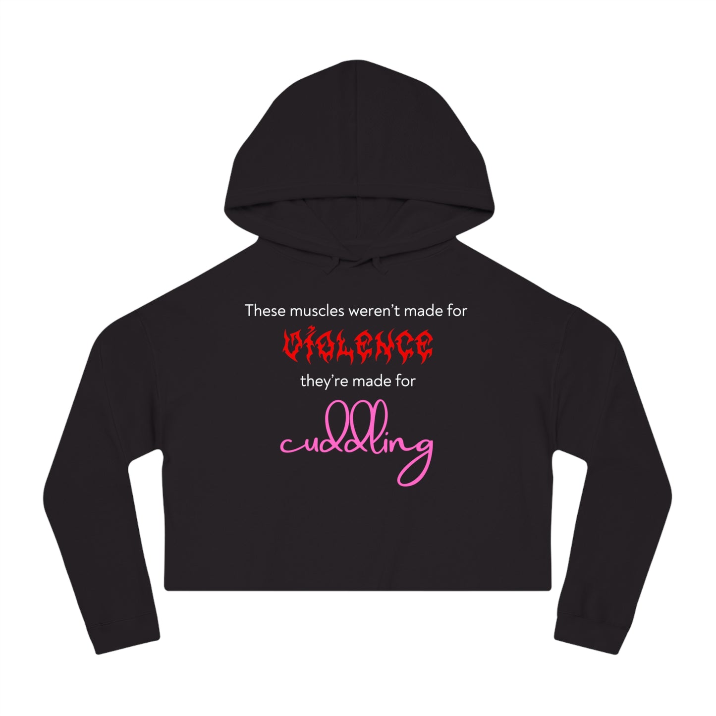 Violent Cuddles Cropped Hoodie