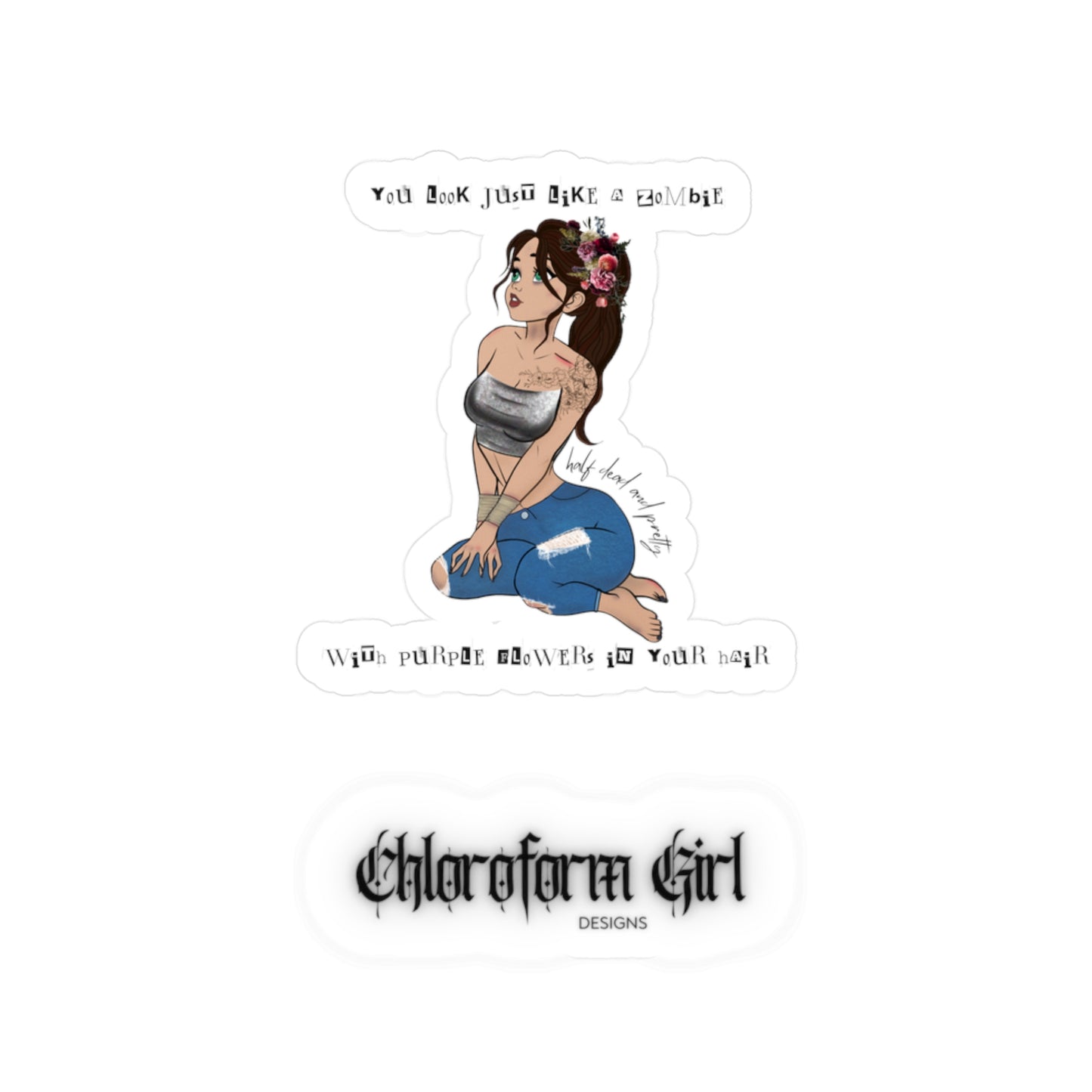 Chloroform Girl Decal