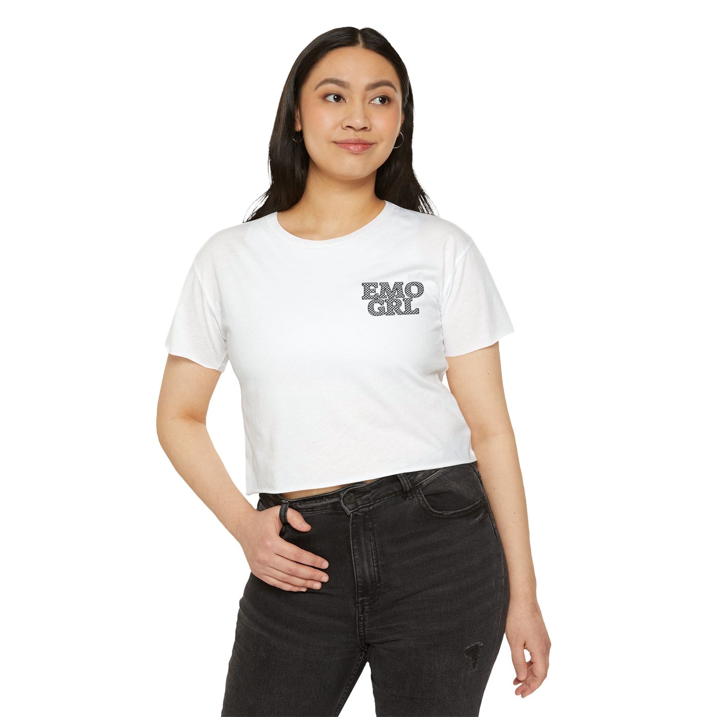 Emo Girl Crop Top